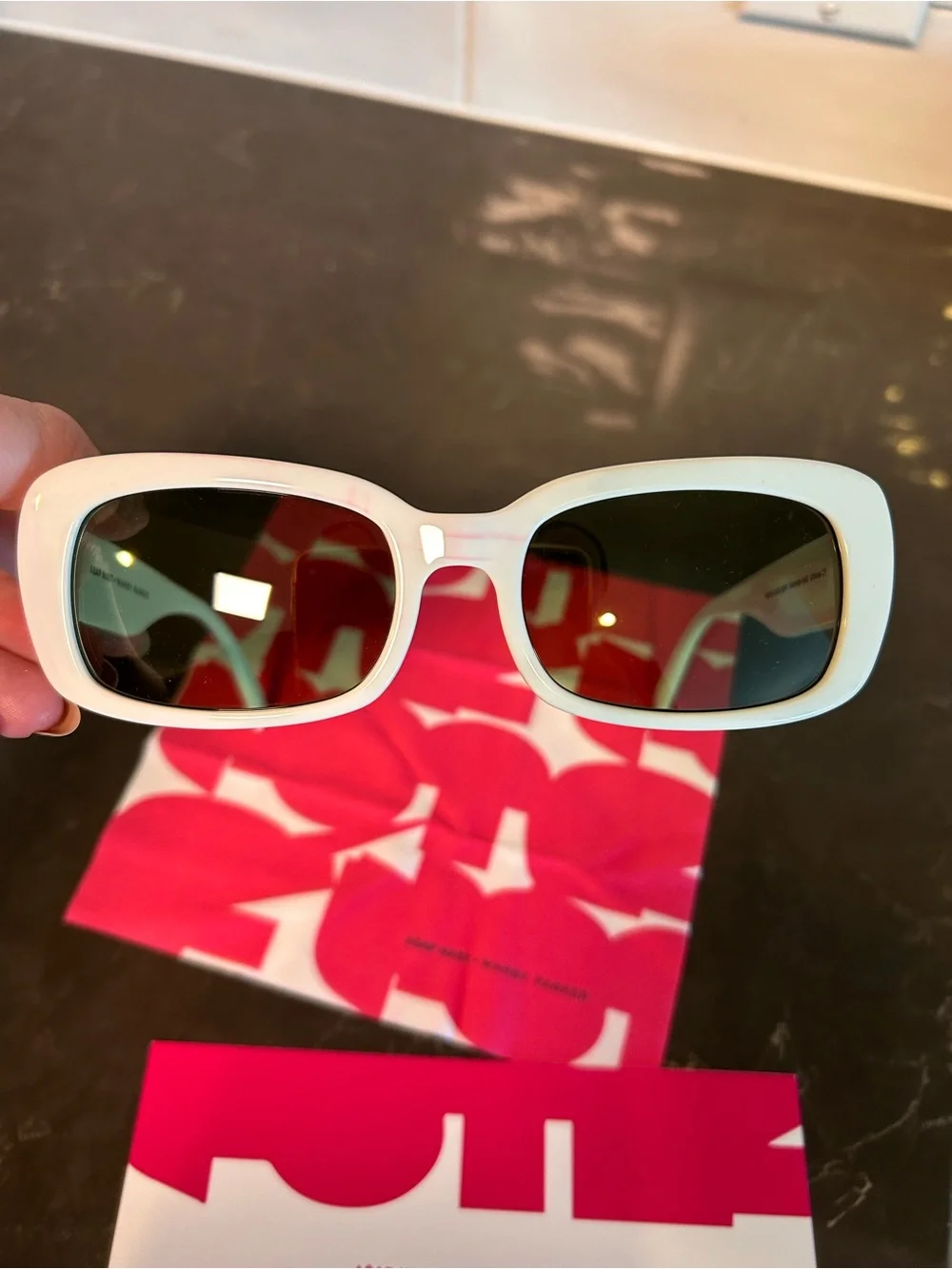Warby Parker stylish white